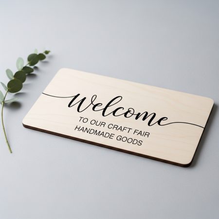 Modern Script Welcome Board