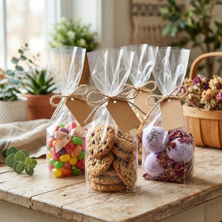 Clear Gift Packaging Bags