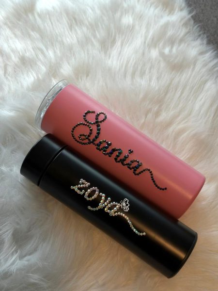 Rhinestone Name Tumbler