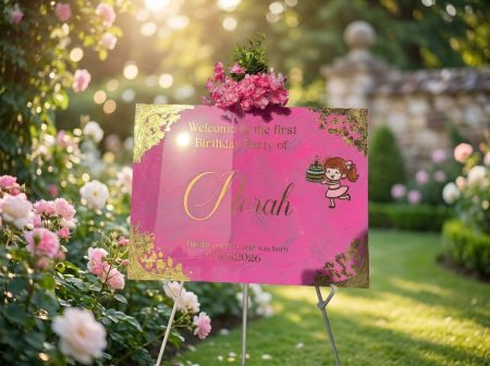 Custom Birthday Party Entrance Decor