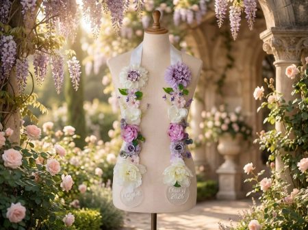 Custom Floral Graduation Garland 2026